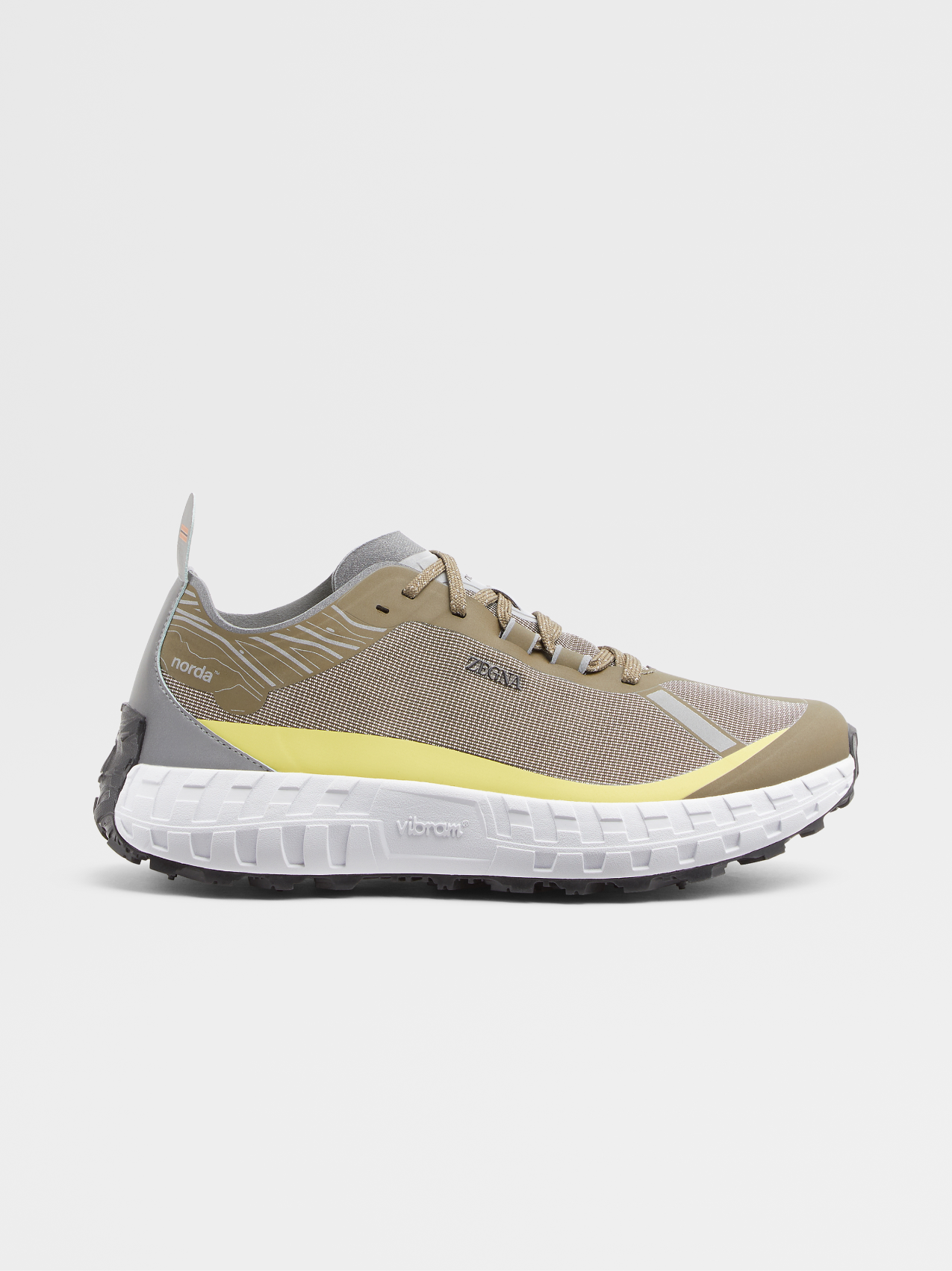 Tenis Bajos para Correr ZEGNA x norda™ Verde Oliva